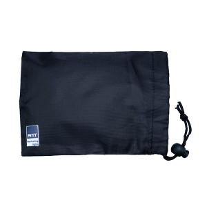 STT Battery bag 3pcs, 17.5 x 13 x 0.5cm, Nylon with bubble bag, indoor&outdoor, black,