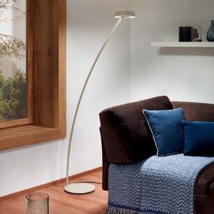 OLIGO Lampadaire GLANCE, curved, cashmere