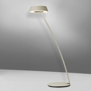 OLIGO Table Luminaire GLANCE, curved, cashmere
