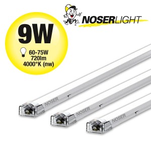 NOSER LED -STICK 56cm, 9W, 720°m, 120°, DC24V, 4000K -kaltweiss, dimmbar