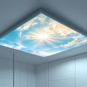 LED Panel CCT mit Himmel-/Wolkenmotiv und Tunable White