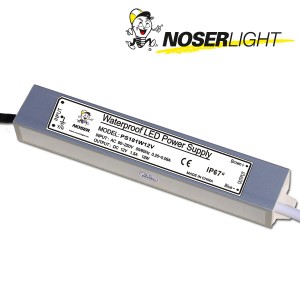 NOSER - LED Driver IP67, 18W puissance, 90-250V/12V, couleur alu
