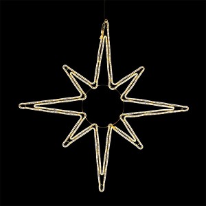 LED Swiss Star, ww, 120cm, white230V/39.15W, indoor&outdoor, warm-white