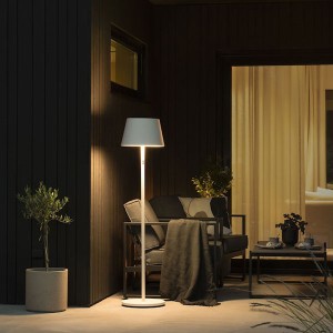 LED Outdoor Floor Lamp DIANA with USB Connection