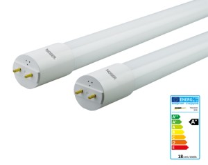 NOSER T8 LED Tube, matt, G13, 120cm, 18W, 1600lm, 3000K