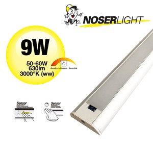 NOSER LED Lichtleiste / LED Stick 9W, mit Sensor, dimmbar, warmweisses Licht