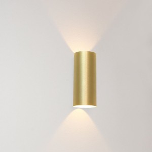 LED Wand-/Aussenleuchte BRODY2, gold gebürstet