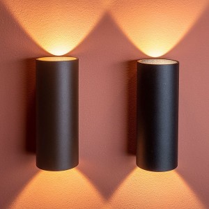 LED Wand-/Aussenleuchte BRODY2, schwarz