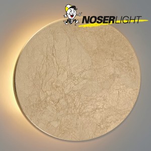 NOSER LED Plafonnier/Applique "SUN", 12W, 1080lm, dor?, No-Art WLB10089W