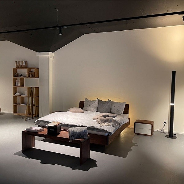 LED Lampadaire SORIA, noir-mat