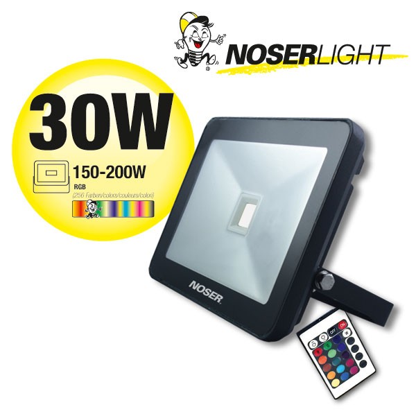 LED Floodlight 1x30W RGB, 220-240V, IP65, 110?