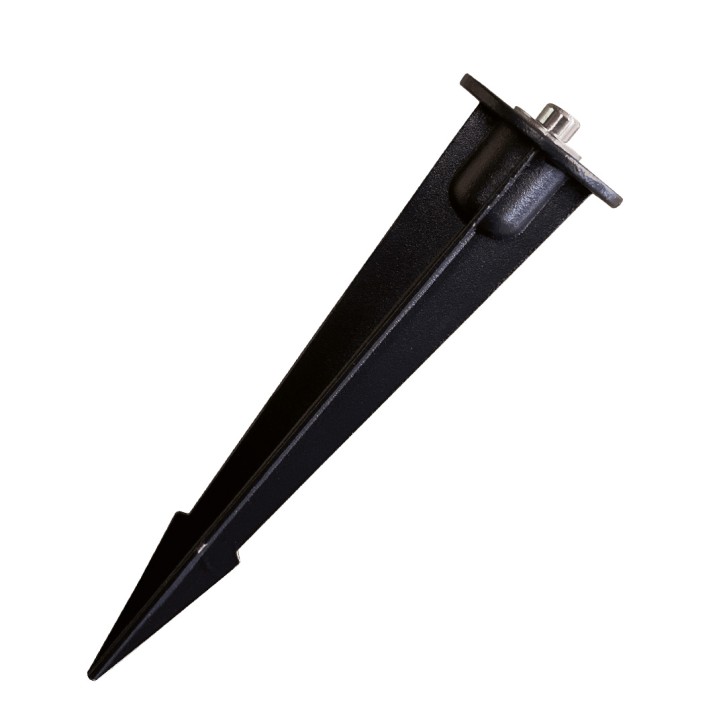Spike 36x160mm (16cm), black, Aluminium