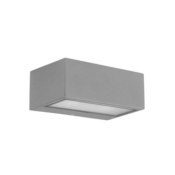 Wandleuchte IP54 NEMESIS ALUMINIUM 90*220mm E27 60W grau