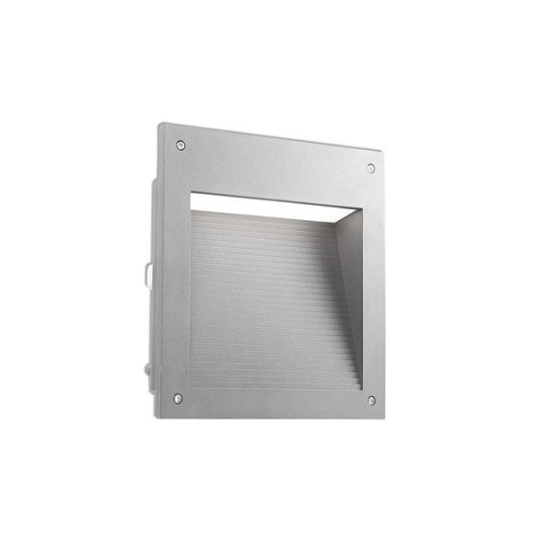 Luminaires muraux encastr?s IP66 MICENAS LED SQUARE LED 20W 4000K gris 530Lm