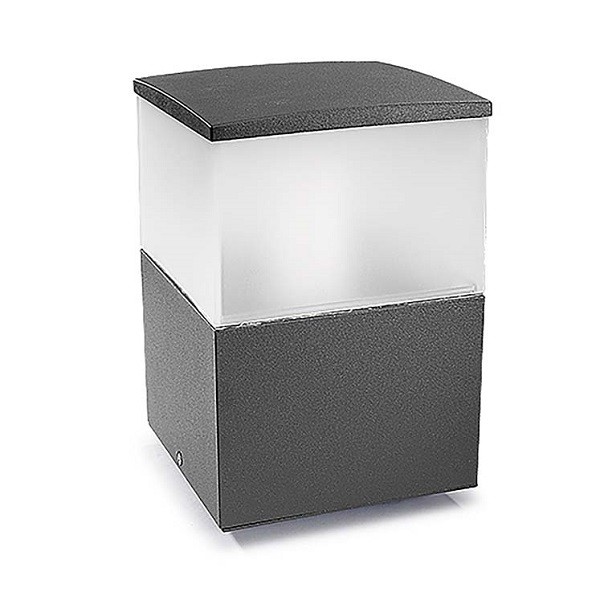 Pollerleuchte IP54 CUBIK E27 230mm E27 60W anthrazit 