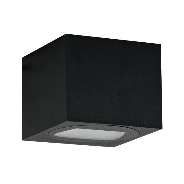 Brumberg AB-Wandleuchte  QUADER rechte., gra 830 on/off 4W 230V IP65