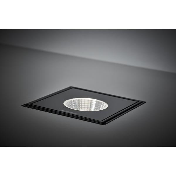 Brumberg EB-Bodenleuchte quadr. sw 830, on/off 5W 230V IP65
