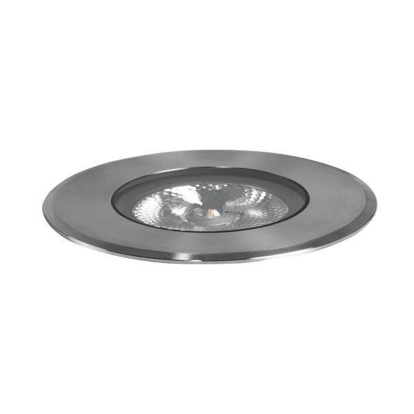 Brumberg EB-Bodenleuchte HYBRIDE rund es, 830 on/off 9W 24V IP67
