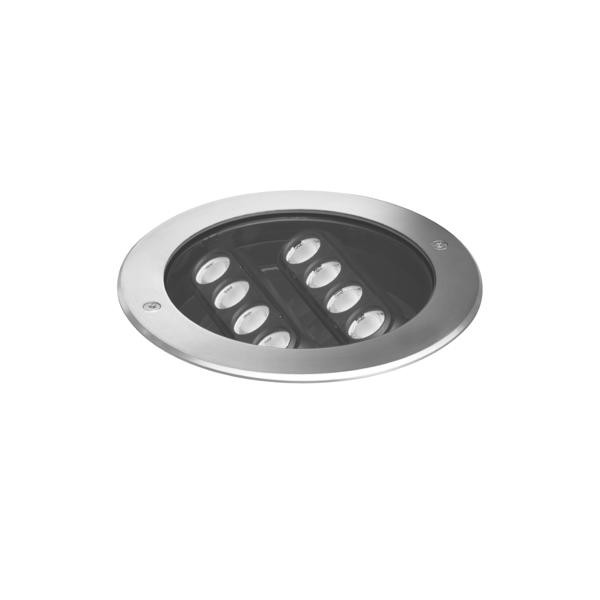 Brumberg EB-Decken-/Bodenleuchte LANKA, rund es 830 on/off 12W 230V IP67 schwenk