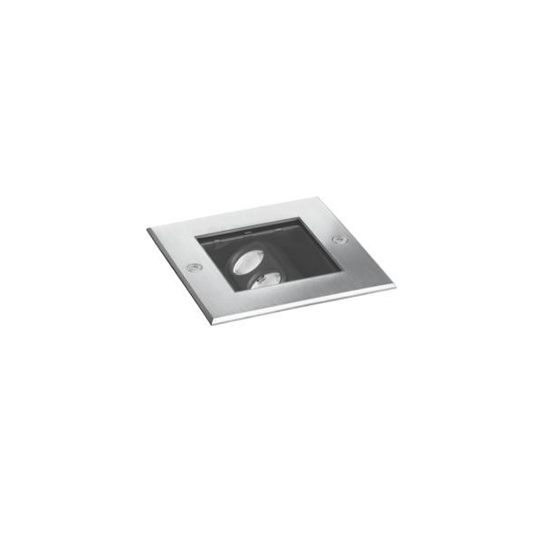 Brumberg EB-Decken-/Bodenleuchte LANKA, eckig es 830 on/off 4W 230V IP67 schwenk