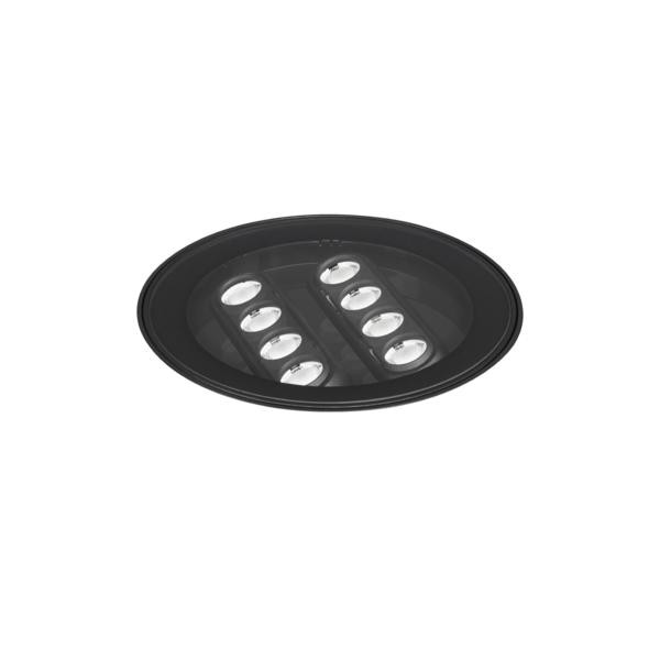 Brumberg EB-Bodenleuchte LANKO rund sw, 830 on/off 12W 230V IP67 schwenk