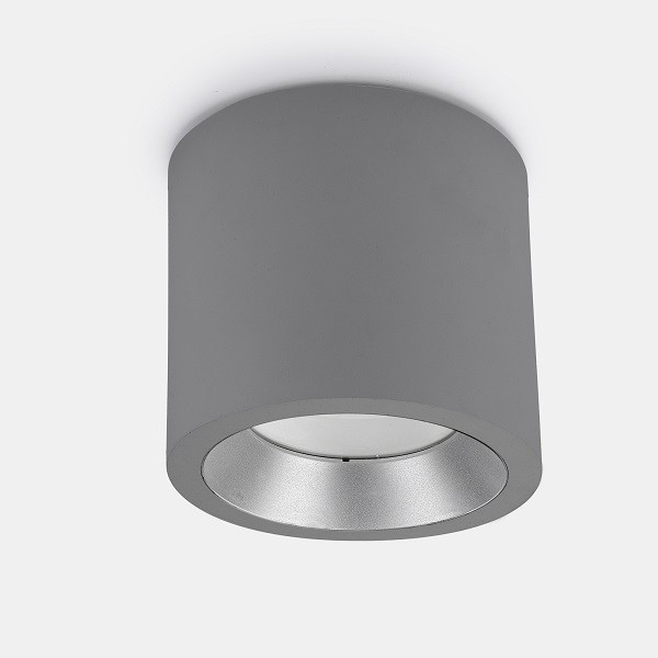 Ceiling Lamp IP65 COSMOS LED D:126mm LED 12W 3000K grey 1118Lm