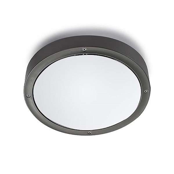 Ceiling Lamp IP66 BASIC ALUMINIUM D:260mm E27 23W anthracite 