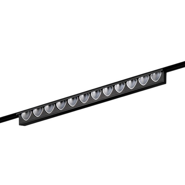 LED Wandfluter Casambi BENTO Niederspannung 12-flg., schwarz