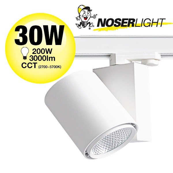 NOSER LED Spot blanc 30W, 3000lm, 38?, CCT + DIM