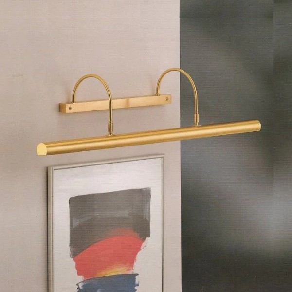GRIT-80 wall light, polished brass