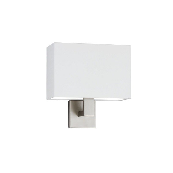 Applique murale KEA, nickel mat