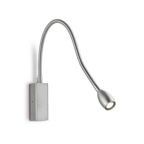KNAPSTEIN LED Wandleuchte BANU, nickel matt