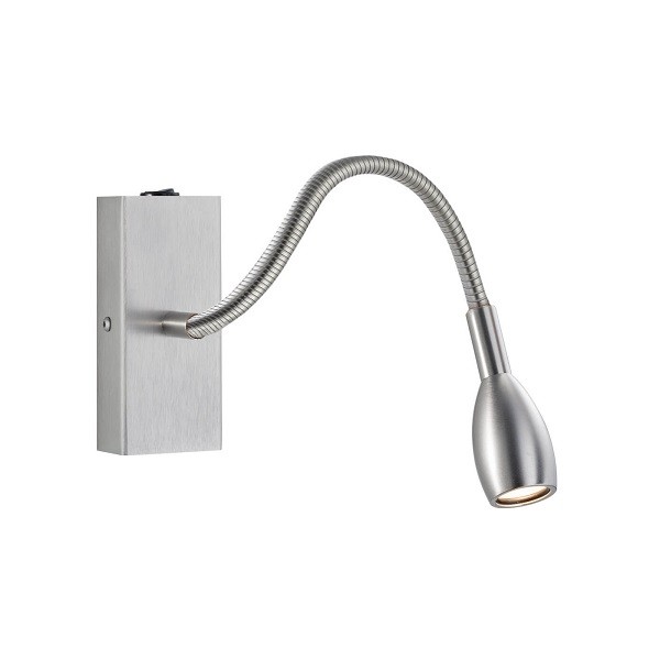 KNAPSTEIN LED Wandleuchte ASTA, nickel matt