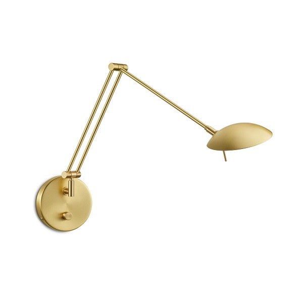 KNAPSTEIN LED Wandleuchte MAIA-W, messing matt 