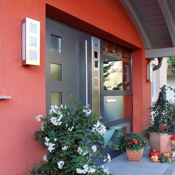 Wandleuchte CMD 26, E27, edelstahl