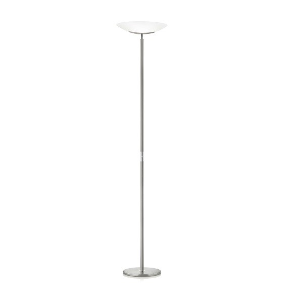 LED-Deckenfluter ALMA, nickel matt - chrom