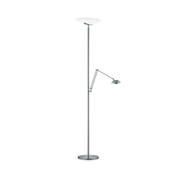 LED-Deckenfluter ALMA-L, nickel matt