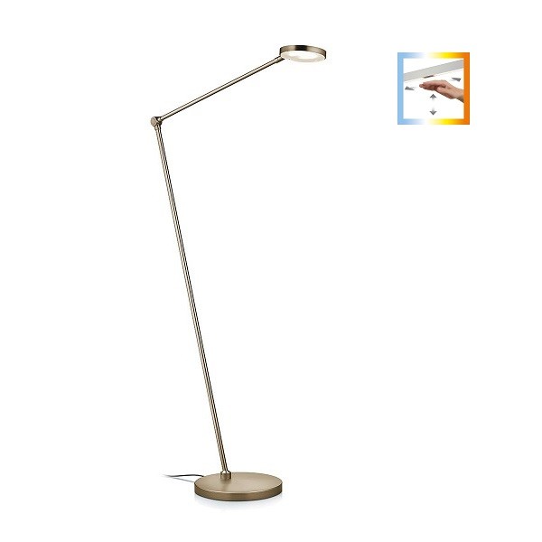 LED-Leseleuchte THEA-S, effekt bronze
