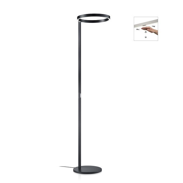 LED-Deckenfluter LANA, schwarz