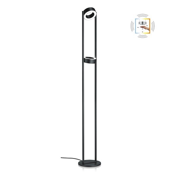 LED-Stehleuchte WEGA-S, schwarz