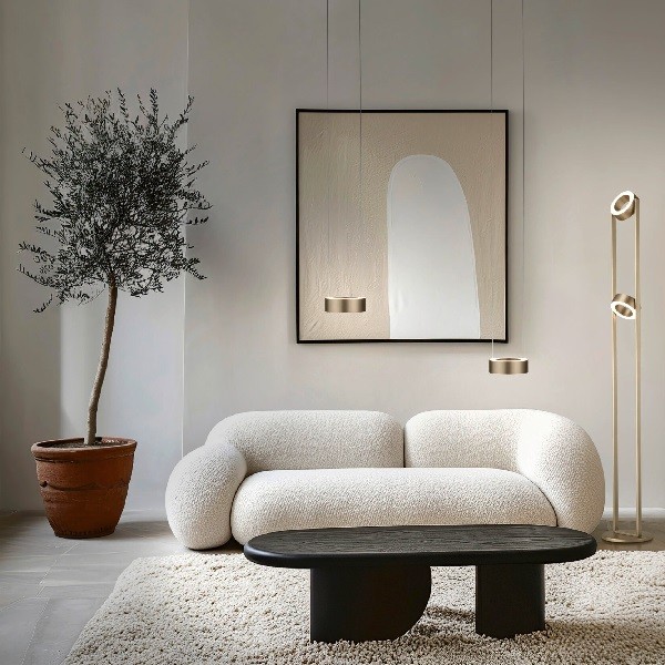 LED-Stehleuchte WEGA-S, effekt bronze