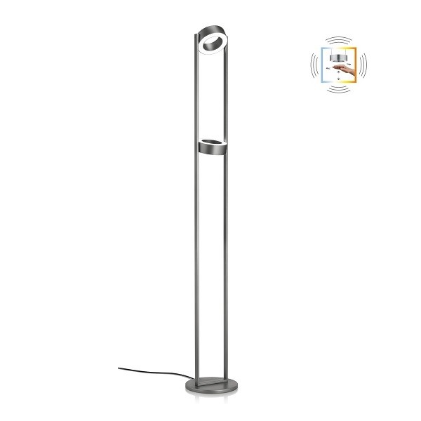 LED-Stehleuchte WEGA-S, graphit anthrazit
