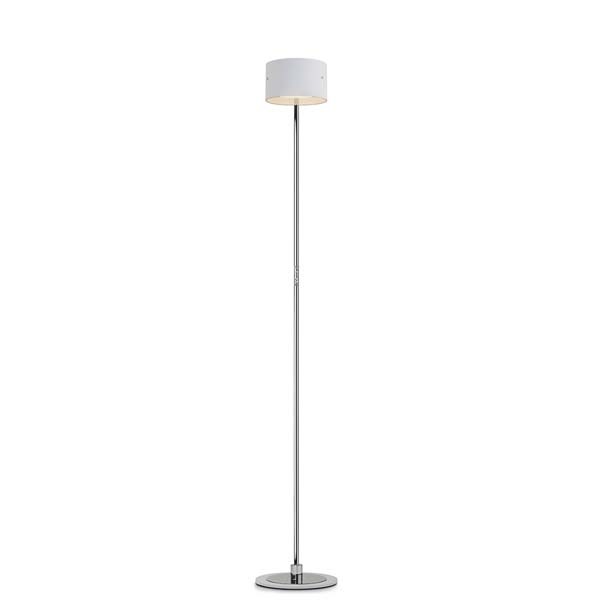 OLIGO Floor Luminaire TROFEO, white matt, lamp shade innen white matt