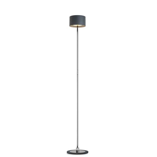 OLIGO Floor Luminaire TROFEO, grey matt, lamp shade innen grey matt