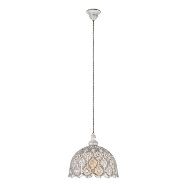 Suspension TALBOT 2, 1-flamme, blanc antique