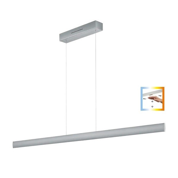 LED-Pendelleuchte RUNA-152, nickel matt