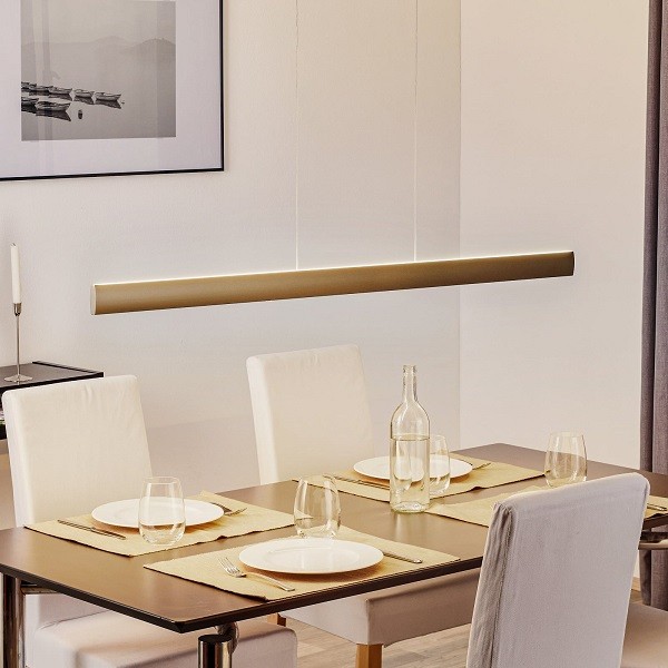 LED-Pendelleuchte RUNA-92, effekt bronze