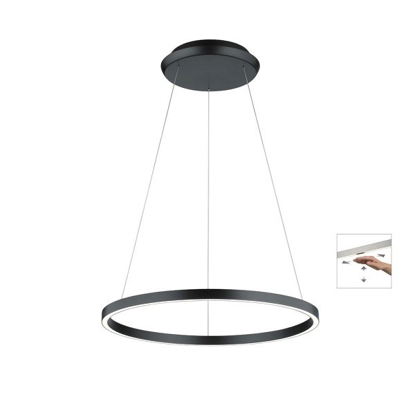 LED-Pendelleuchte SVEA-L60, schwarz