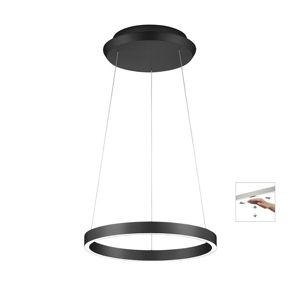 LED-Pendelleuchte SVEA-L40, schwarz