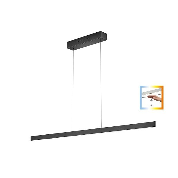 LED-Pendelleuchte LINDA-132, schwarz